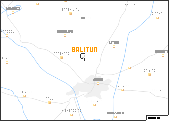 map of Balitun