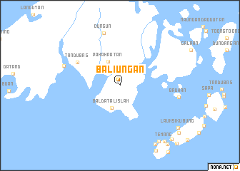 map of Baliungan