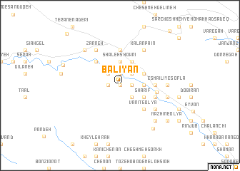 map of Balīyan