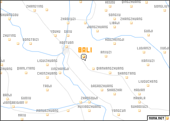 map of Bali