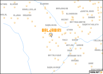 map of Bal Jābirī