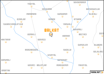 map of Balkat
