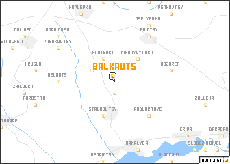 map of Balkautsʼ