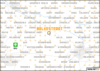 map of Balkestraat