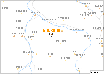 map of Balkhar