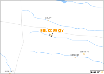 map of Balkovskiy