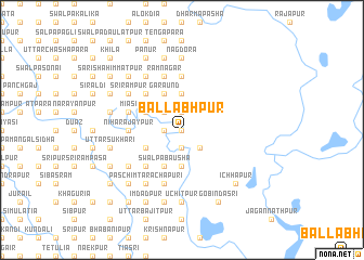 map of Ballabhpur