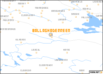 map of Ballaghaderreen