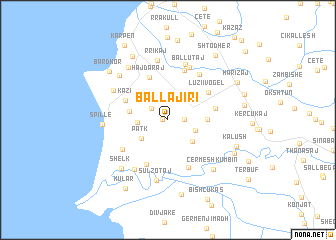 map of (( Ballaj i Ri ))