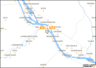 map of Ballaré