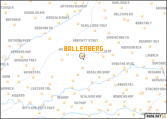 map of Ballenberg