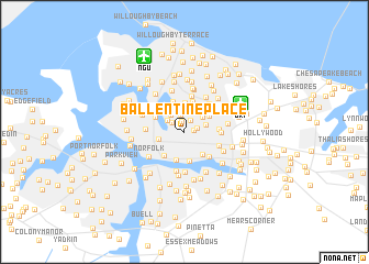 map of Ballentine Place