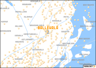 map of Ballewāla