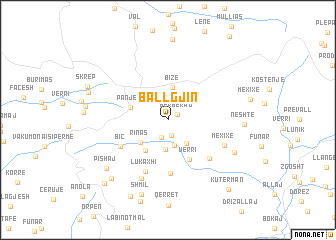 map of Ballgjin