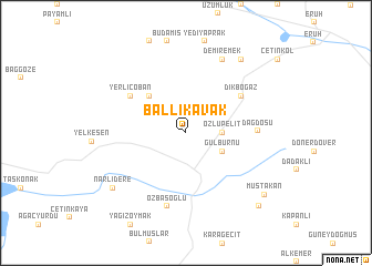 map of Ballıkavak