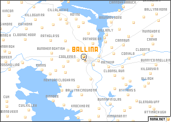 map of Ballina