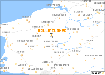 map of Ballincloher