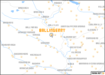 map of Ballinderry