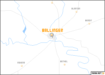 map of Ballinger