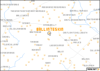 map of Ballinteskin