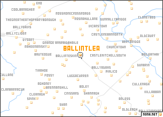 map of Ballintlea