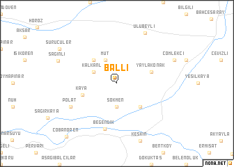 map of Ballı