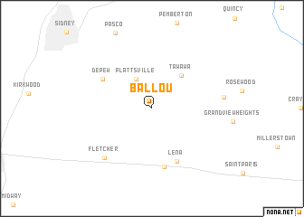 map of Ballou