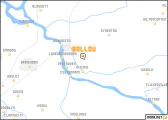 map of Ballou