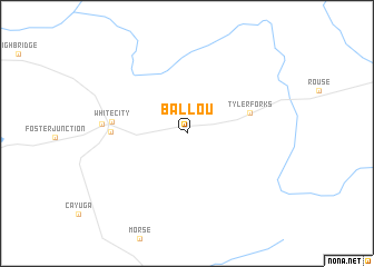 map of Ballou