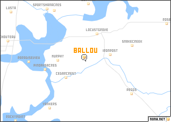 map of Ballou