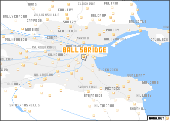 Ballsbridge (Ireland) map - nona.net