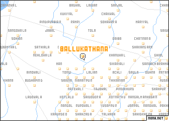 map of Bāllu Kathāna