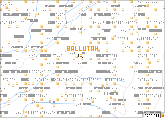 map of Ballūţah