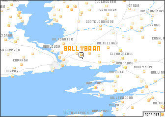 map of Ballybaan
