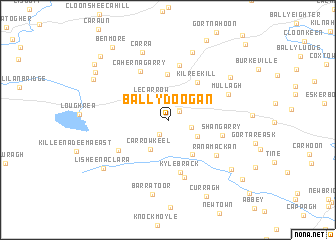 map of Ballydoogan