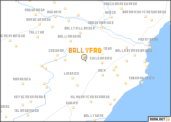 map of Ballyfad