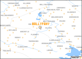 map of Ballyfahy