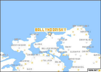 map of Ballyhoorisky