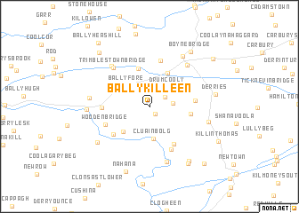 map of Ballykilleen