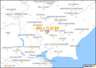 map of Ballylucas