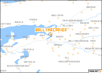 map of Ballymacprior