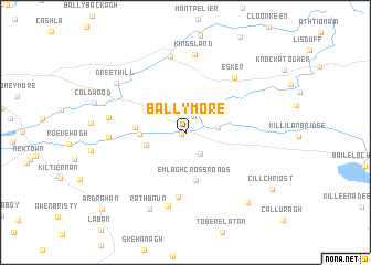 map of Ballymore