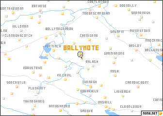 map of Ballymote