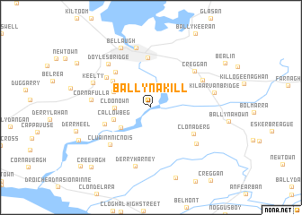 map of Ballynakill