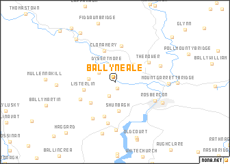 map of Ballyneale