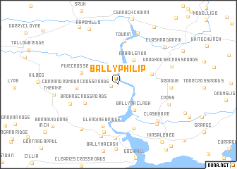 map of Ballyphilip