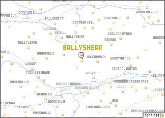 map of Ballyshear