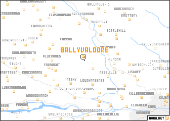 map of Ballyvaloore