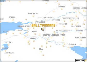 map of Ballyvirrane