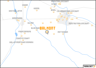 map of Balmont